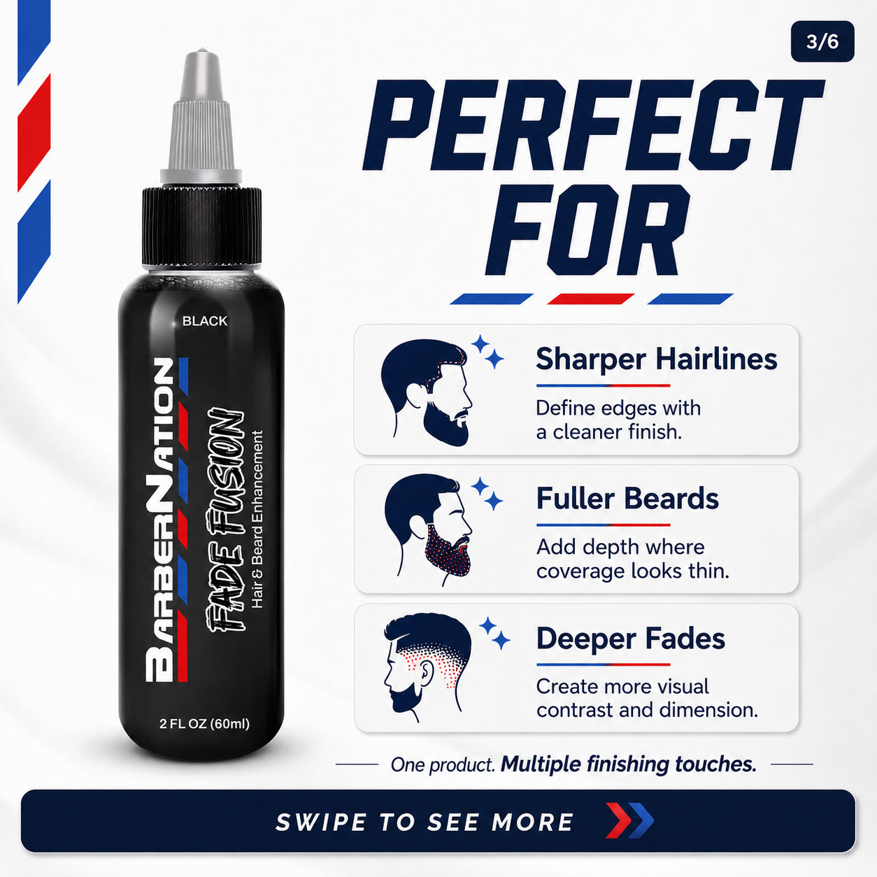 BarberNation Fade Fusion Water Resistant Hair Enhancement