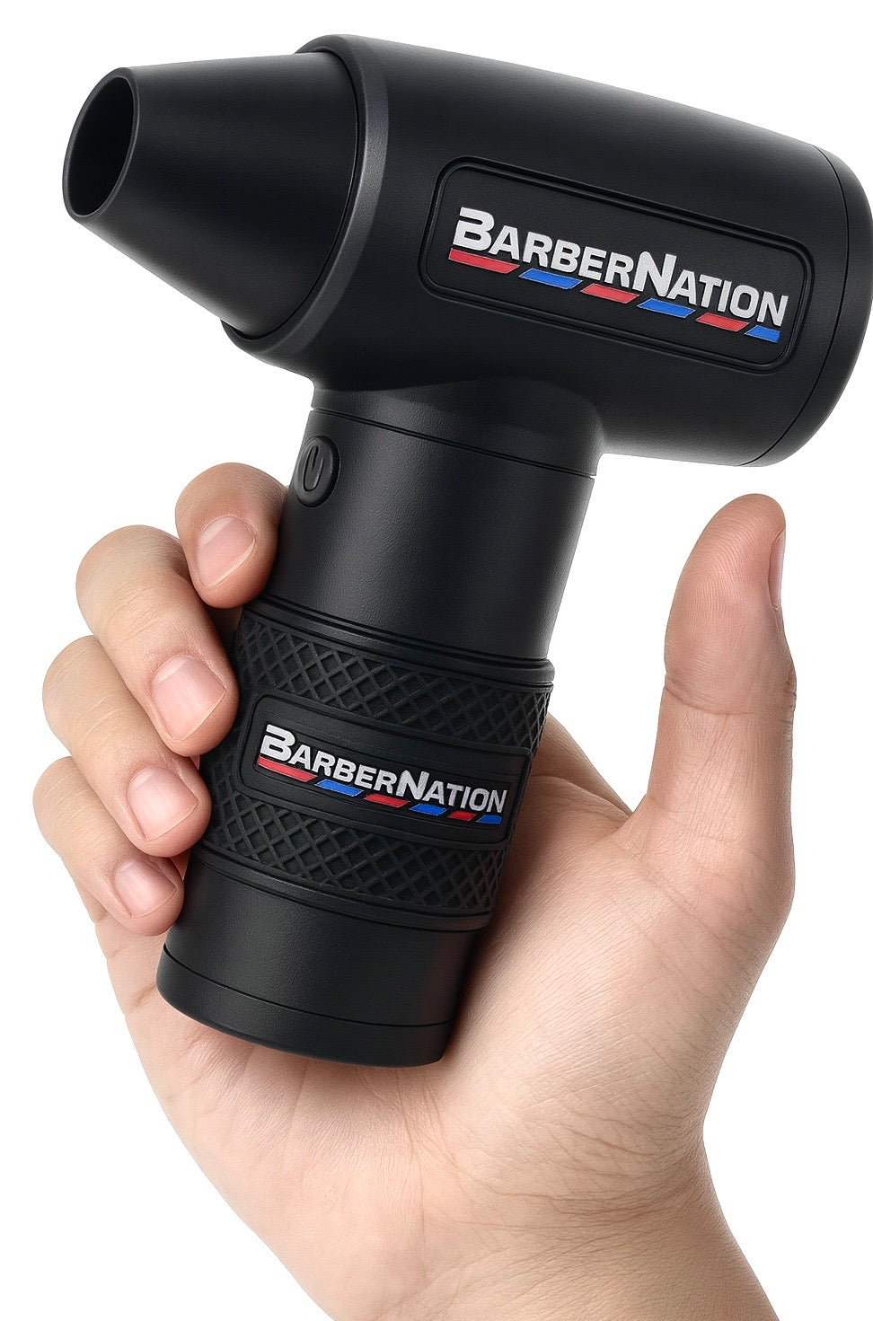 BarberNation TurboJet FadeBlaster All-in-One Air Duster with Charging Stand and Vacuum
