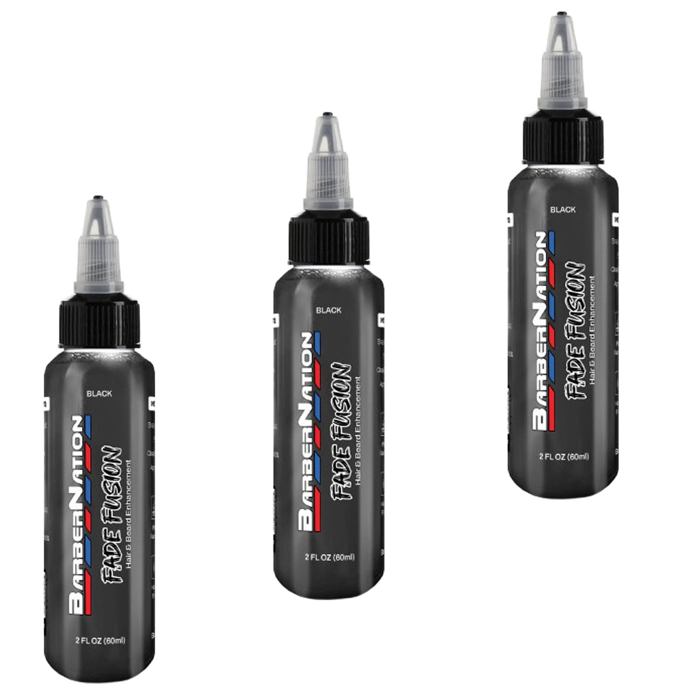 BarberNation Fade Fusion Water Resistant Hair Enhancement Bundle 3x
