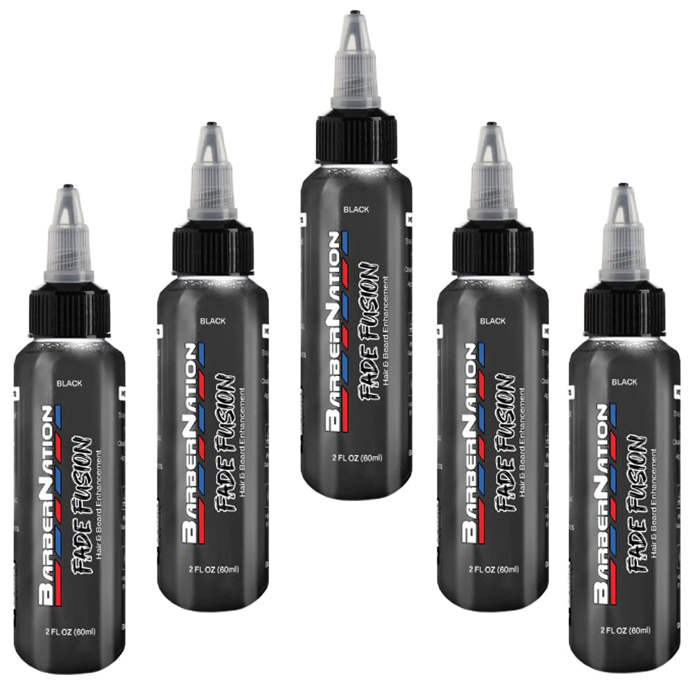 BarberNation Fade Fusion Water Resistant Hair Enhancement Bundle 5x