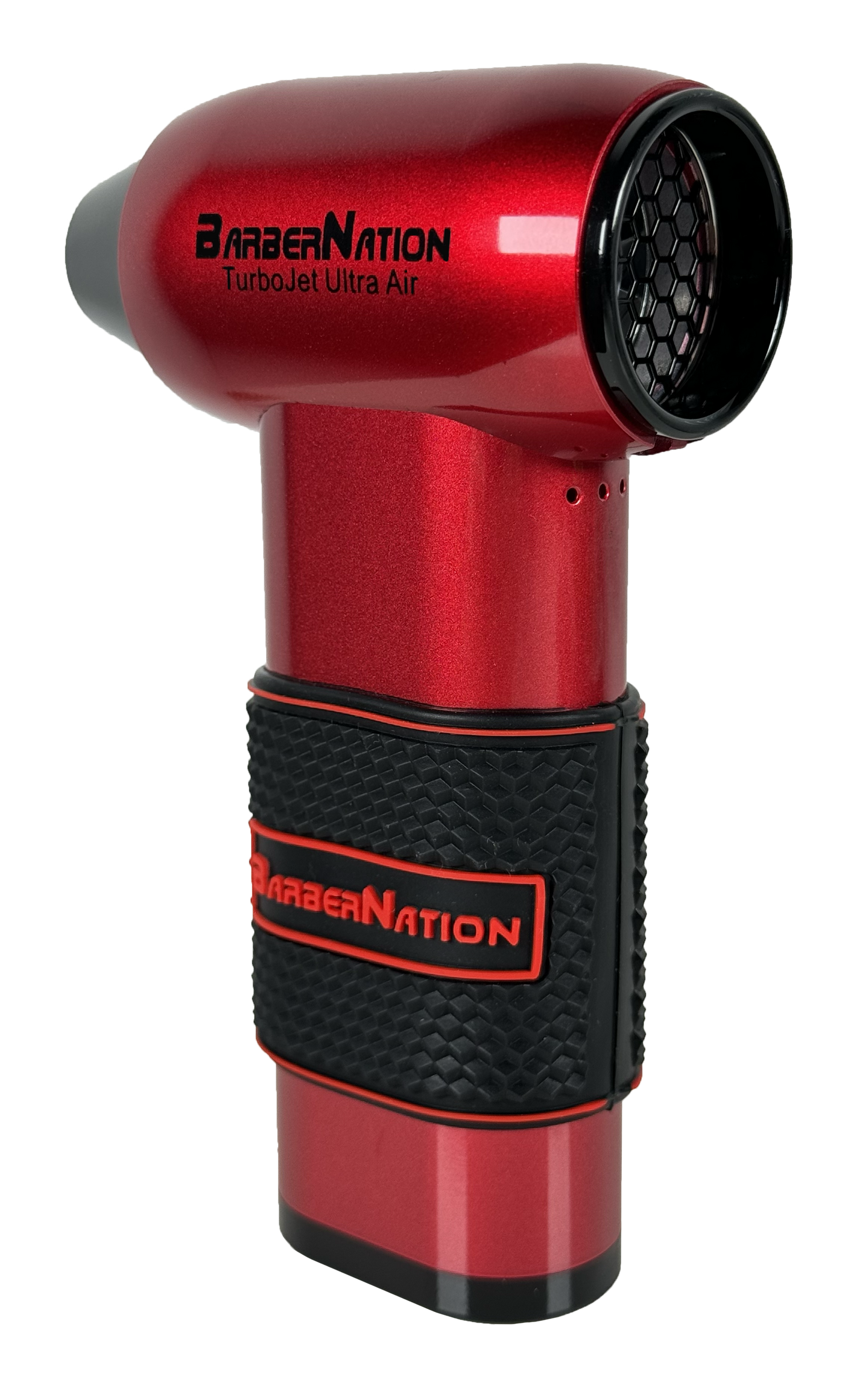 BarberNation 5-in-1 TurboJet 2.0 Ultra Air Duster 150,000RPM - Ruby Red