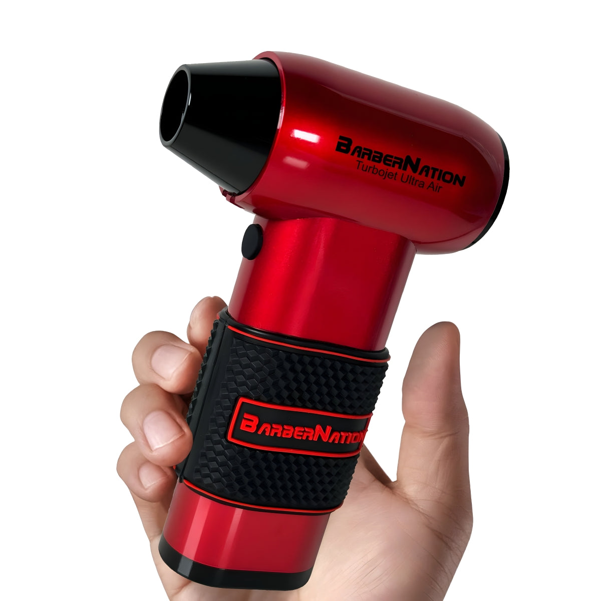 BarberNation 5-in-1 TurboJet 2.0 Ultra Air Duster 150,000RPM - Ruby Red