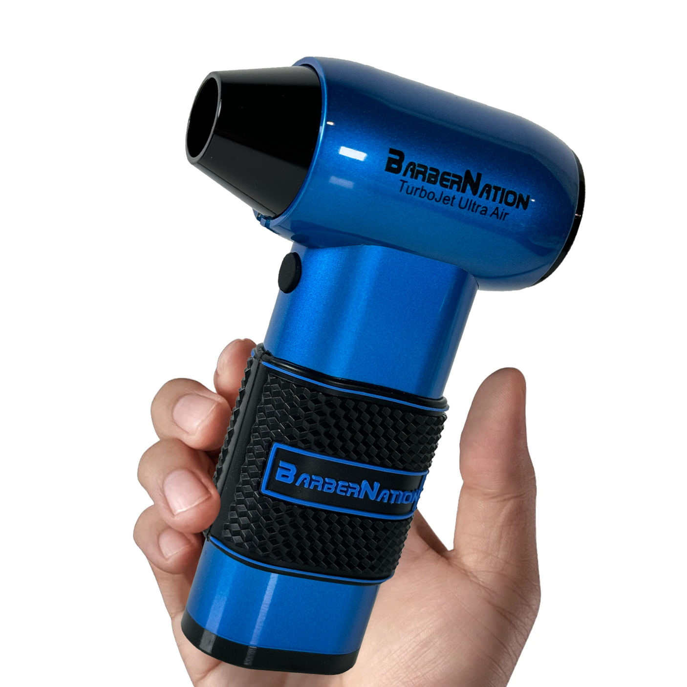 BarberNation 5-in-1 TurboJet 2.0 Ultra Air Duster 150,000RPM - Barber Blue