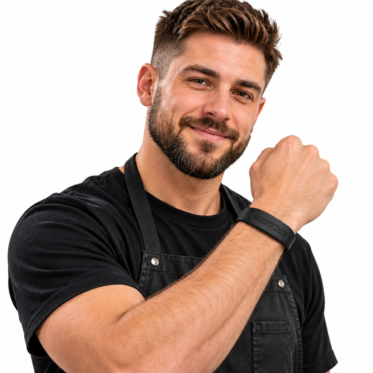 Smart Booking Wristband - NFC Digital Business Card for Barbers (with Online Profile)