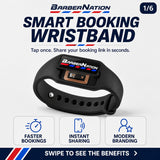BarberNation Premium Smart Wristband with Online Barber ProPage