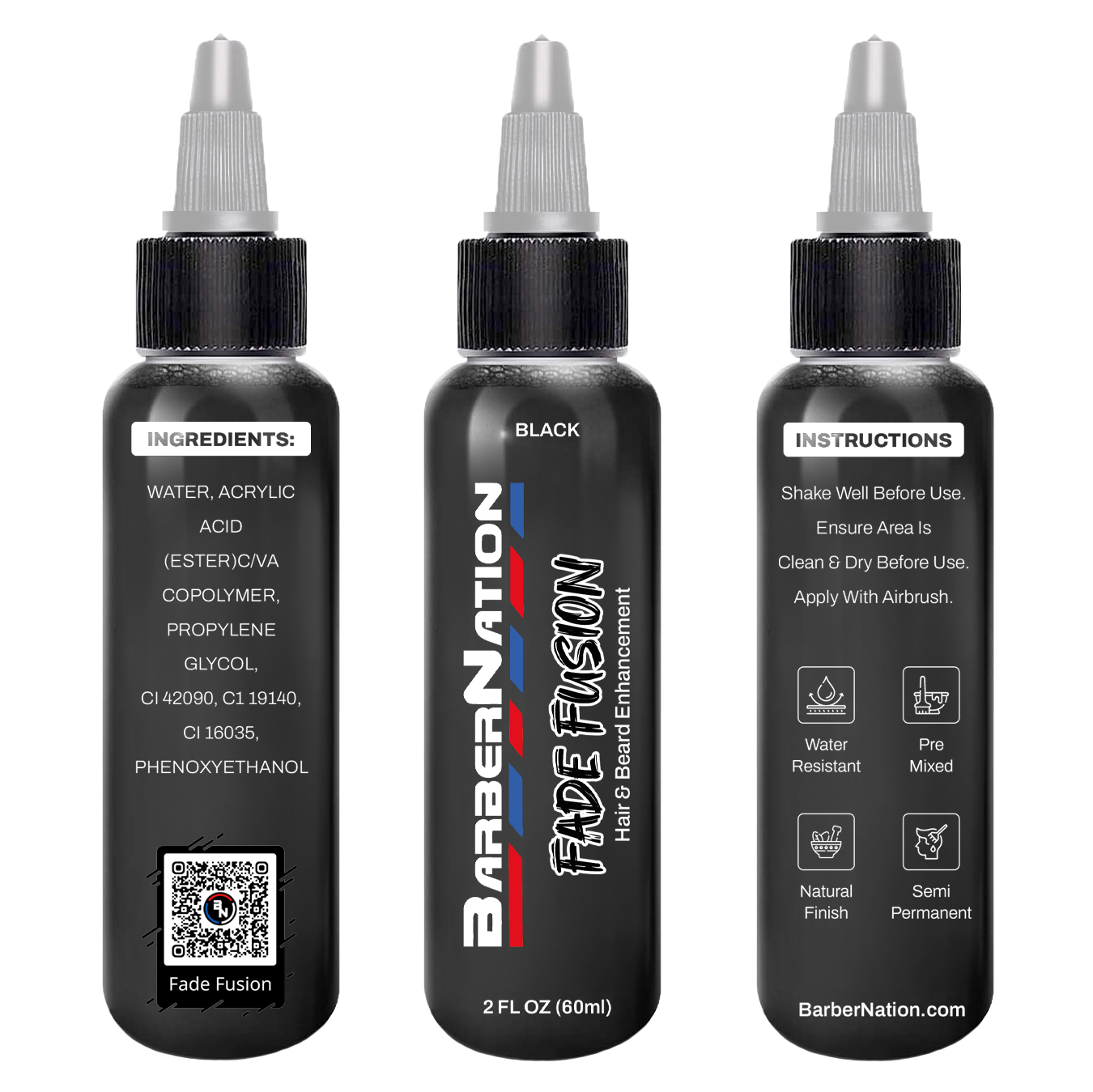 BarberNation Fade Fusion Water Resistant Hair Enhancement