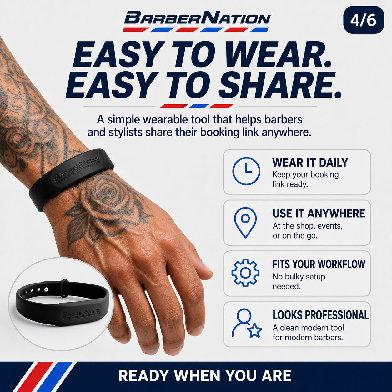 Smart Booking Wristband with NFC