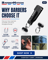Heavy-Duty Belt Clip with Detachable Magnetic Keychain (Supports 8.8 lbs)