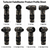 Matte Camo TurboJet 3.0 FadeBlaster with Charging Stand for Barbers