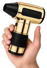 Metallic Gold Luxury TurboJet 3.0 FadeBlaster with Charging Stand for Barbers