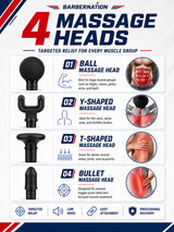 Muscle Master Mini Massage Gun with Charging Stand