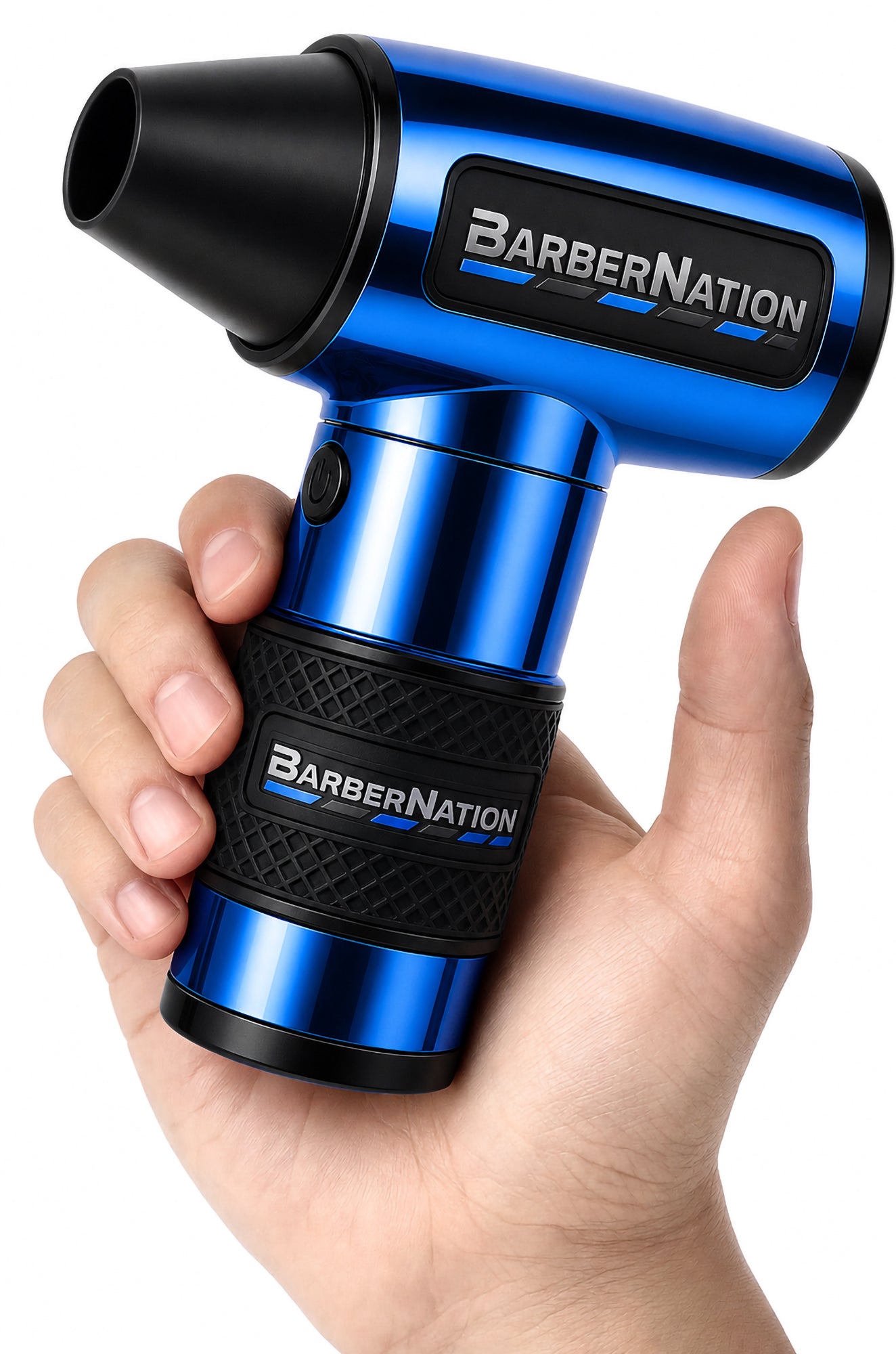 Metallic Blue TurboJet 3.0 FadeBlaster with Charging Stand for Barbers