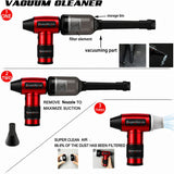 Metallic Red TurboJet 3.0 FadeBlaster with Charging Stand for Barbers