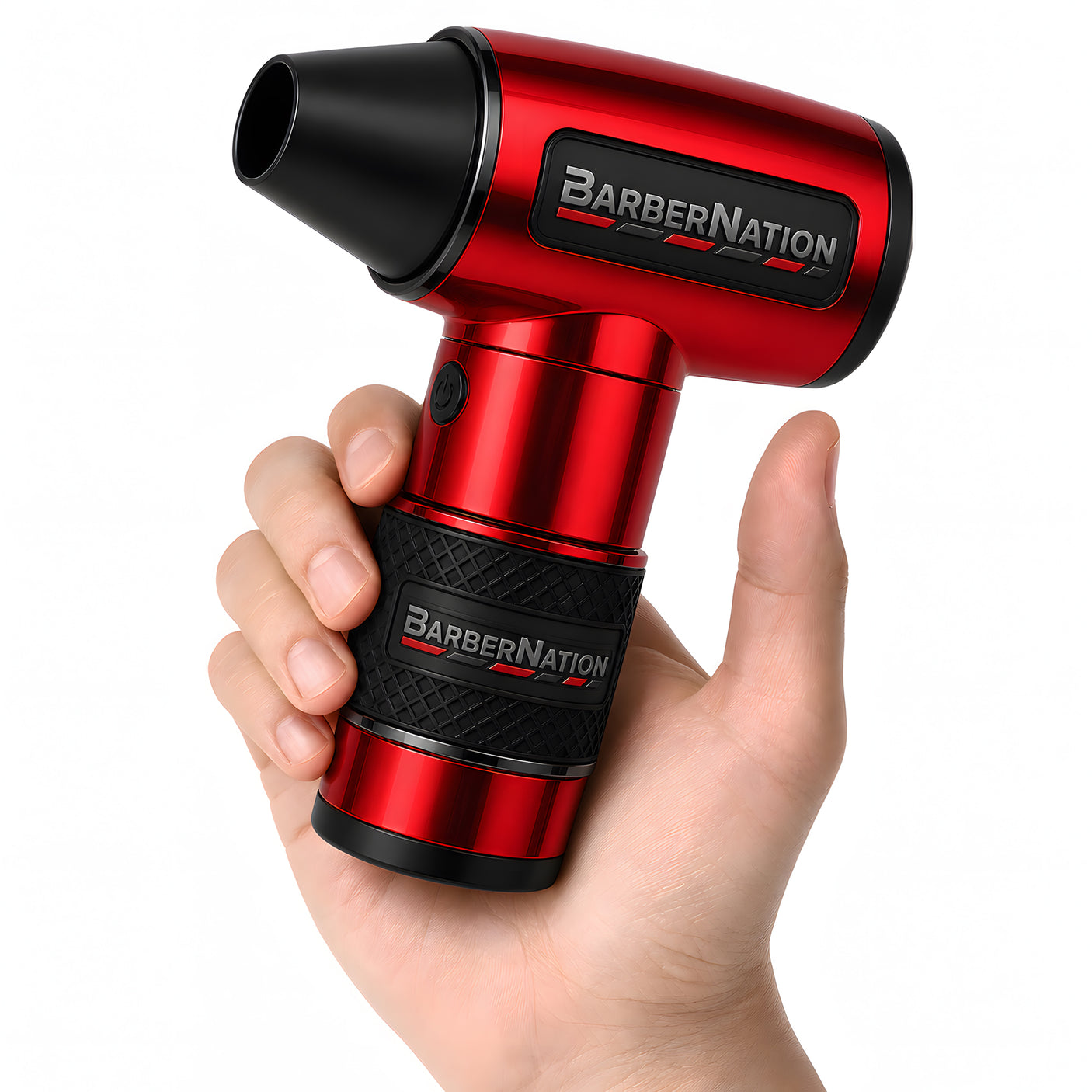 Metallic Red TurboJet 3.0 FadeBlaster with Charging Stand for Barbers