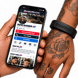 Smart Booking Wristband - NFC Digital Business Card for Barbers (with Online Profile)