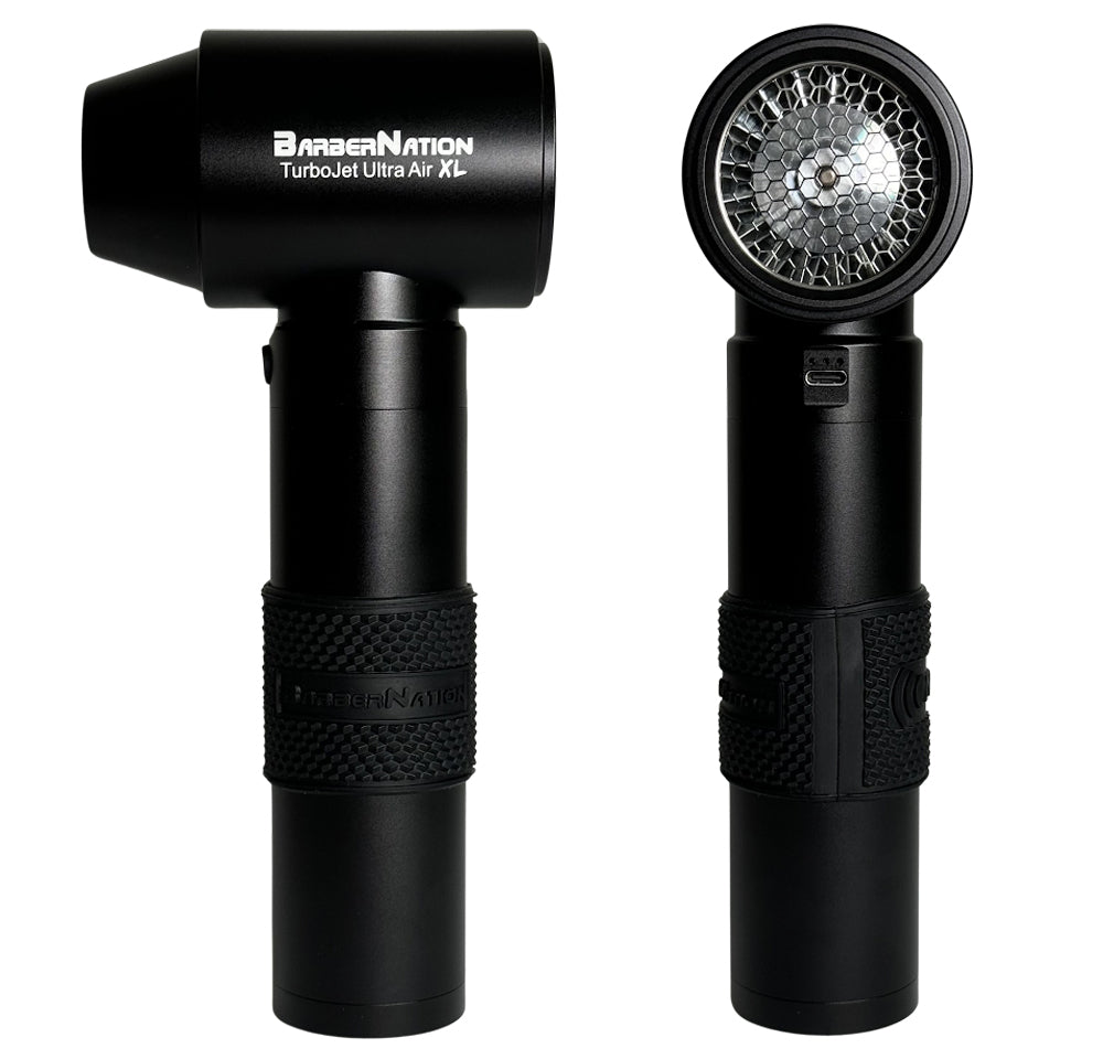 BarberNation Heavy-Duty TurboJet Ultra Air XL 180,000RPM - Matte Black