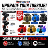 Metallic Prizm Luxury TurboJet 3.0 FadeBlaster with Charging Stand for Barbers