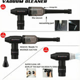 BarberNation TurboJet 3.0 FadeBlaster Cordless Air Duster with Charging Stand and Vacuum