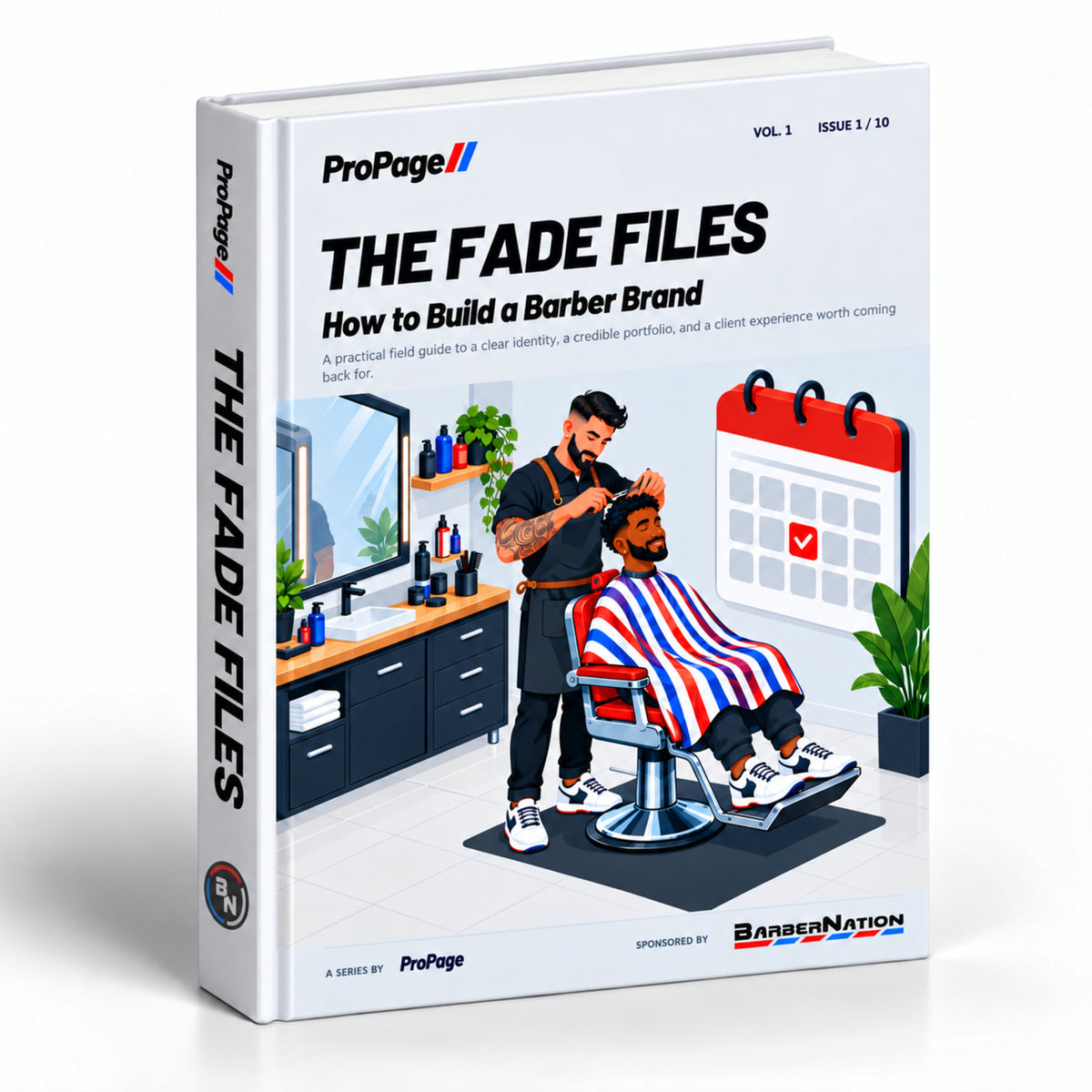 The Fade Files Vol. 1, no. 1 digital ebook cover presentation mockup